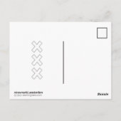 Castle Amsterdam gram Postkarte (Rückseite)