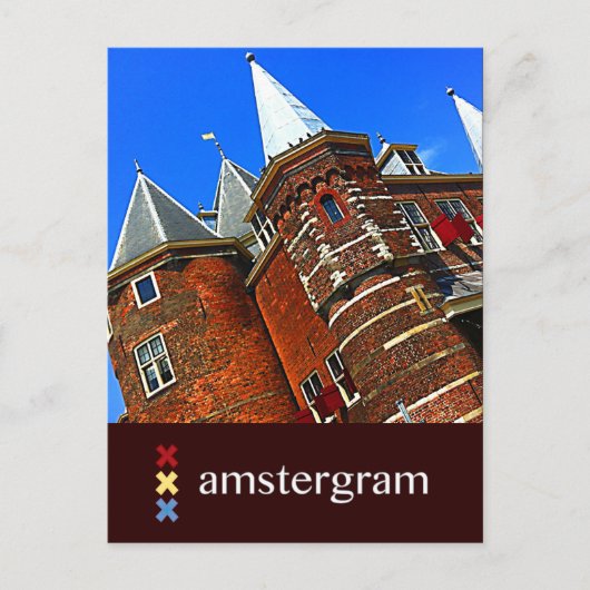 Castle Amsterdam gram Postkarte (Vorderseite)