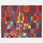 Castle and Sun, Paul Klee Fleecedecke (Vorderseite (Horizontal))