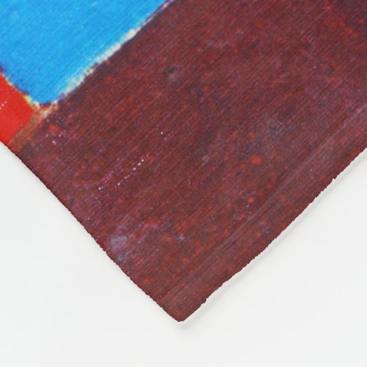 Castle and Sun, Paul Klee Fleecedecke (Ecke)