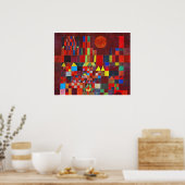 Castle and Sun, Paul Klee Poster (Küche)