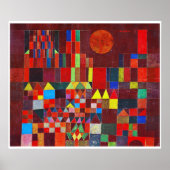 Castle and Sun, Paul Klee Poster (Vorne)
