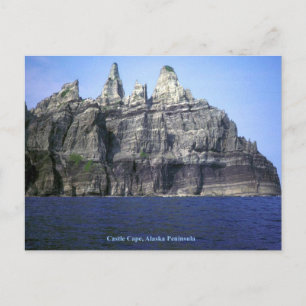 Castle Cape auf Alaska-Halbinsel Postkarte