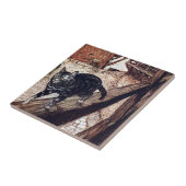 Castle Cat Rackham Illustration Fliese (Seite)