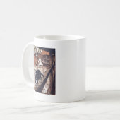 Castle Cat Rackham Illustration Kaffeetasse (Vorderseite Links)