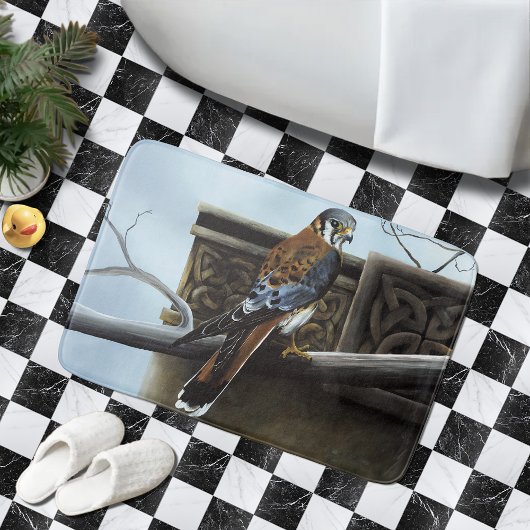 Castle Celtic Kestrel Bird Badematte