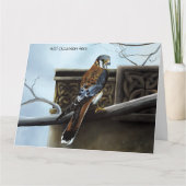 Castle Celtic Kestrel Bird Karte (Vorderseite)