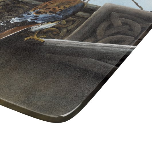 Castle Celtic Kestrel Bird Schneidebrett (Ecke)