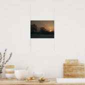 Castle Charlottenhof, Sunset Poster (Küche)
