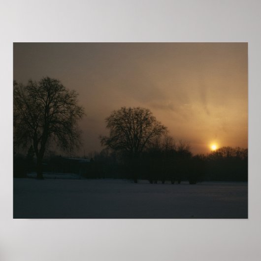 Castle Charlottenhof, Sunset Poster (Vorne)