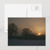 Castle Charlottenhof, Sunset Postkarte (Vorne/Hinten)