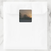 Castle Charlottenhof, Sunset Quadratischer Aufkleber (Tasche)
