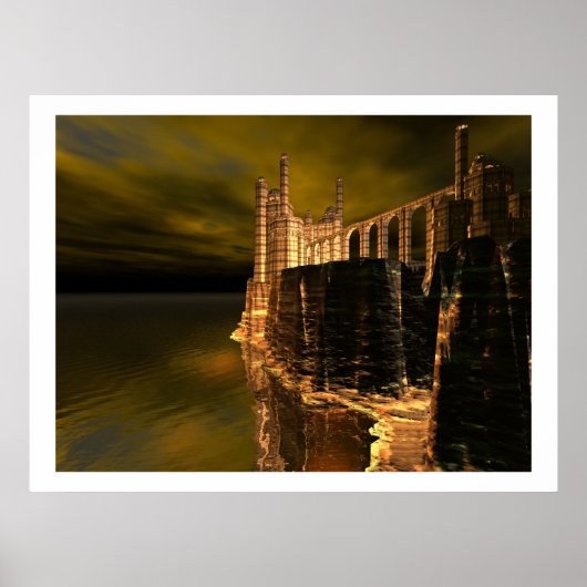 CASTLE CLIFF DRUCKEN POSTER (Vorne)