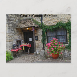 Castle Combe England, Fotografie auf Postkarte