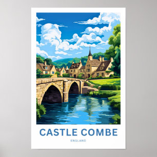 Castle Combe England Travel Print Poster