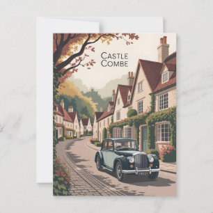 Castle Combe Vintage Postkarte