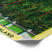 Castle Crags Staat Park (USA) 99 Poster (Ecke)