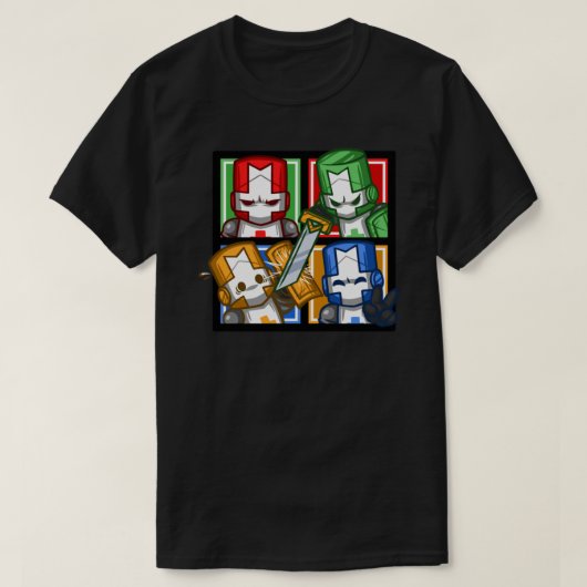 Castle Crashers Vier-Quadrat Essential T - Shirt.p T-Shirt (Design vorne)