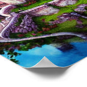 Castle Digital Fantasy Art Poster #02 (Ecke)