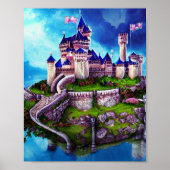 Castle Digital Fantasy Art Poster #02 (Vorne)
