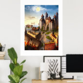 Castle Digital Fantasy Art Poster #04 (Heimbüro)