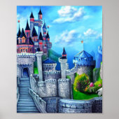 Castle Digital Fantasy Art Poster #06 (Vorne)