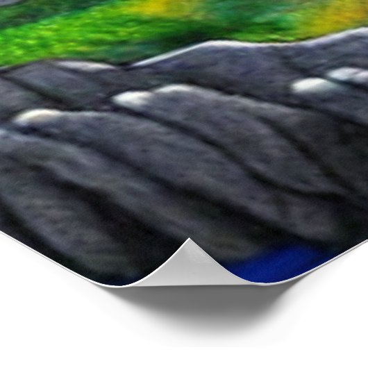 Castle Digital Fantasy Art Poster #07 (Ecke)