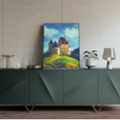Castle Digital Fantasy Art Poster #07