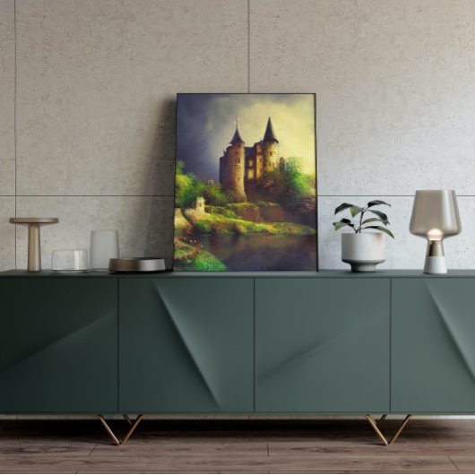 Castle Digital Fantasy Art Poster #09