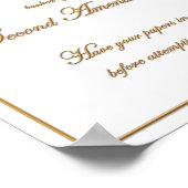 Castle Doctrine Notice Poster (Ecke)