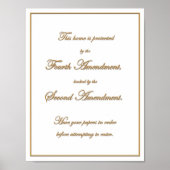 Castle Doctrine Notice Poster (Vorne)