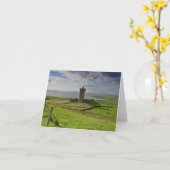 Castle Doolin Irland. Foto Karte (Gelbe Blume)