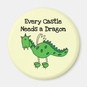 Castle Dragon Magnet