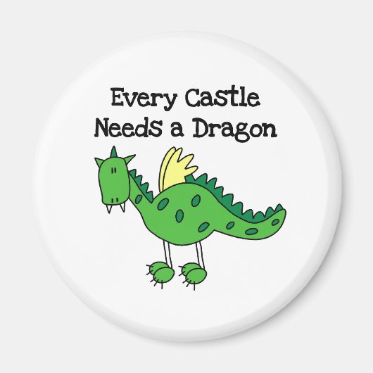 Castle Dragon Magnet (Vorne)