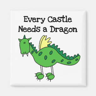 Castle Dragon Magnet