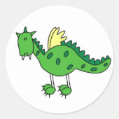 Castle Dragon Sticker (Vorderseite)