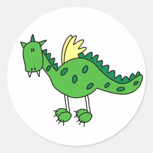 Castle Dragon Sticker (Vorderseite)