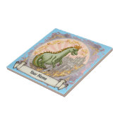 Castle Dragon tile Fliese (Seite)