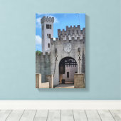 Castle Drawbridge Leinwanddruck (Insitu (Holzboden))