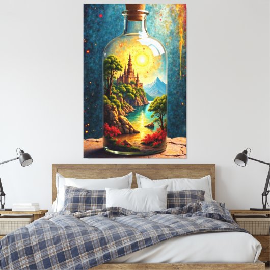 Castle Dreams Leinwanddruck (Insitu (Schlafzimmer))