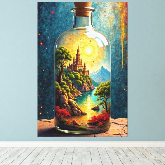 Castle Dreams Leinwanddruck (Insitu (Holzboden))