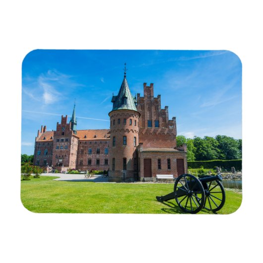 Castle Egeskov Landschaftlich Magnet (Horizontal)