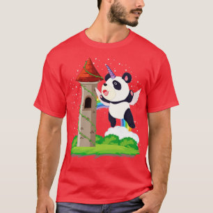 Castle Fantasy Animal Unicorn Lover Asian Animal C T-Shirt