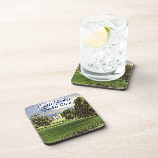 Castle Forbes - Forbes Clan Untersetzer (Rechte Seite)