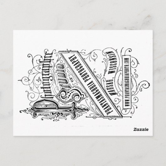 Castle Frankenstein, Kabinettkarte Postkarte (Rückseite)