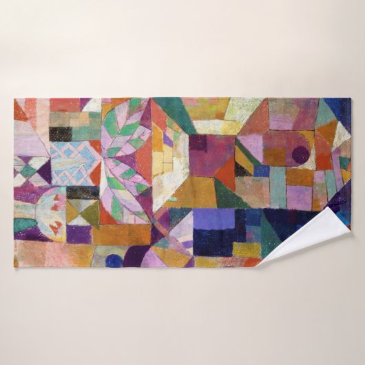 Castle Garden, Paul Klee Badehandtuch (Badehandtuch)