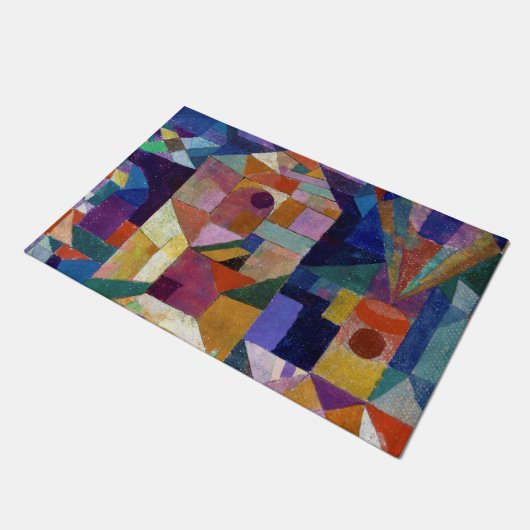 Castle Garden, Paul Klee Fußmatte (Schrägansicht)