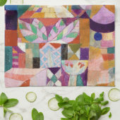 Castle Garden, Paul Klee Geschirrtuch (Gefaltet)