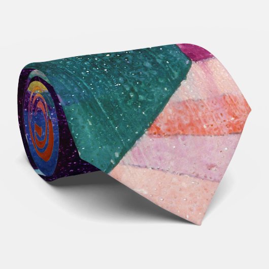 Castle Garden, Paul Klee Krawatte (Gerollt)