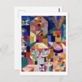 Castle Garden, Paul Klee Postkarte (Vorne/Hinten)